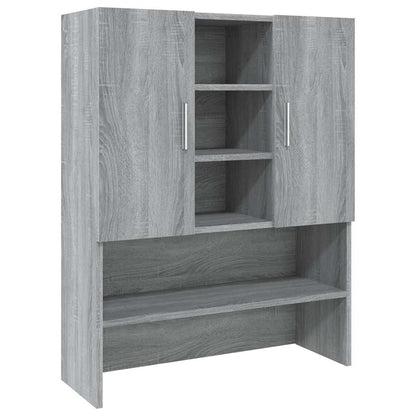 Washing Machine Cabinet Grey Sonoma 70,5x25,5x90 cm