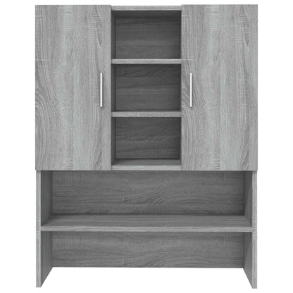 Washing Machine Cabinet Grey Sonoma 70.5x25.5x90 cm