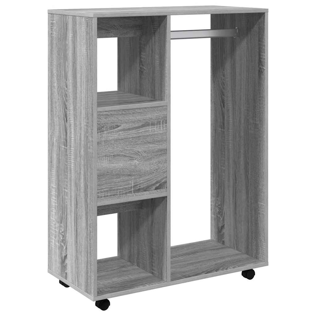 Wardrobe Grey Sonoma 80x40x110 cm Engineered Wood