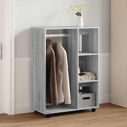 Wardrobe Grey Sonoma 80x40x110 cm Engineered Wood