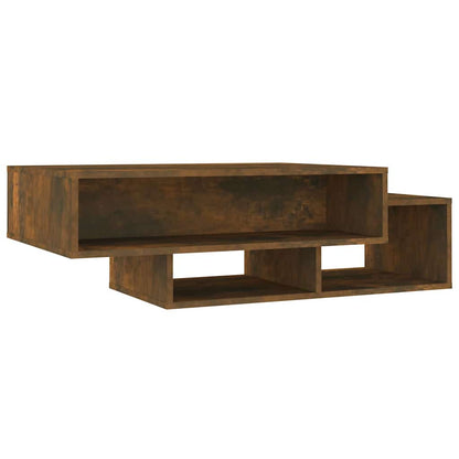 815981 vidaXL Coffee Table Smoked Oak 105x55x32 cm Engineered Wood
