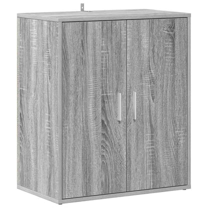 Shoe Cabinet Grey Sonoma 60x35x70 cm Engineered Wood