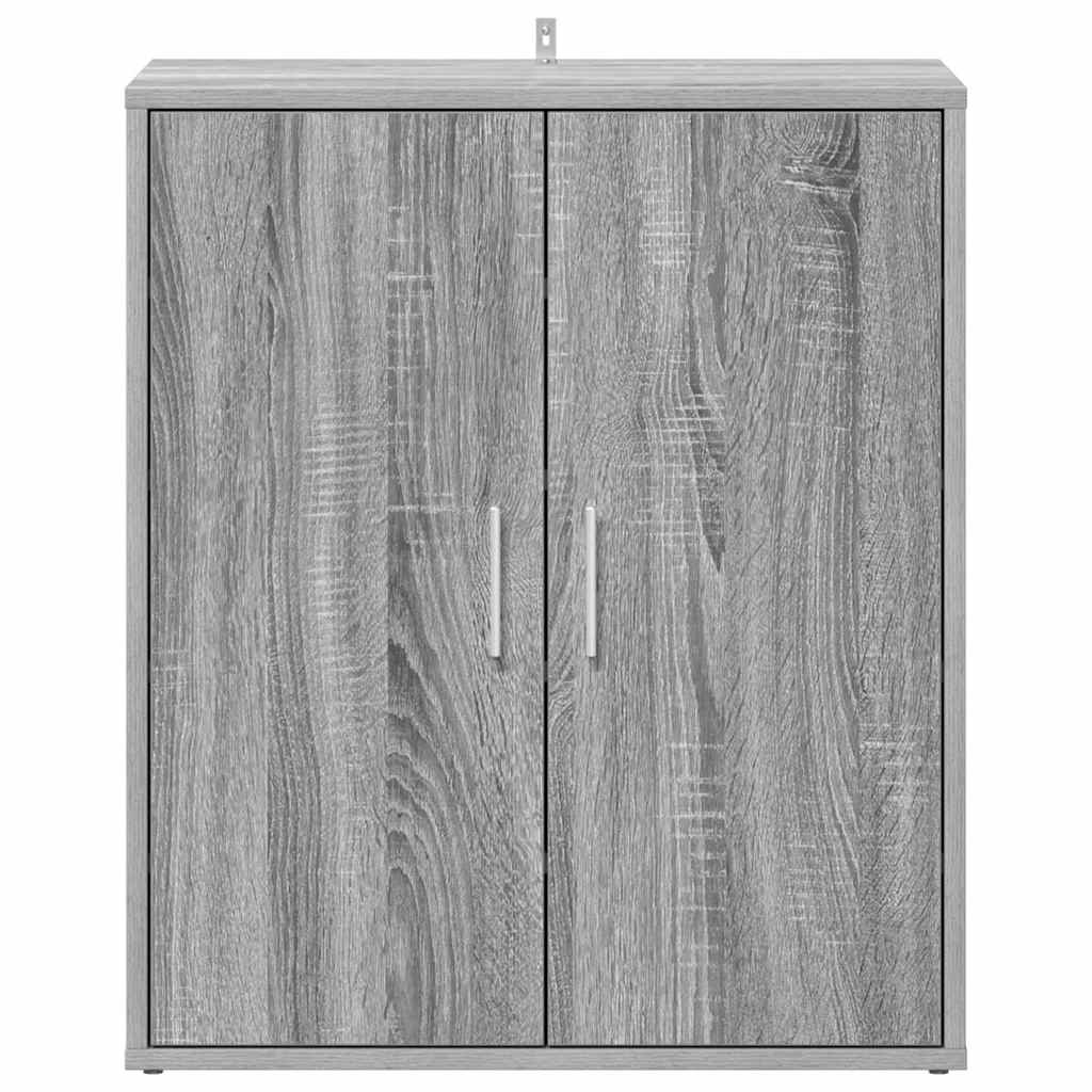 Shoe Cabinet Grey Sonoma 60x35x70 cm Engineered Wood