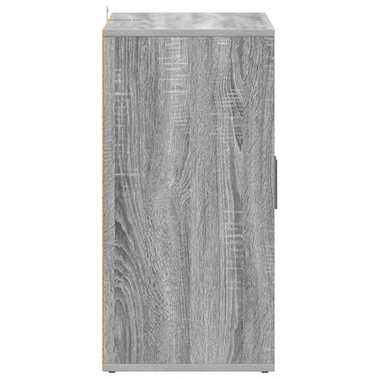 Shoe Cabinet Grey Sonoma 60x35x70 cm Engineered Wood