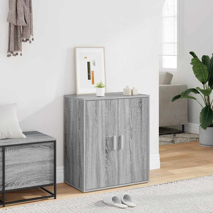 Shoe Cabinet Grey Sonoma 60x35x70 cm Engineered Wood