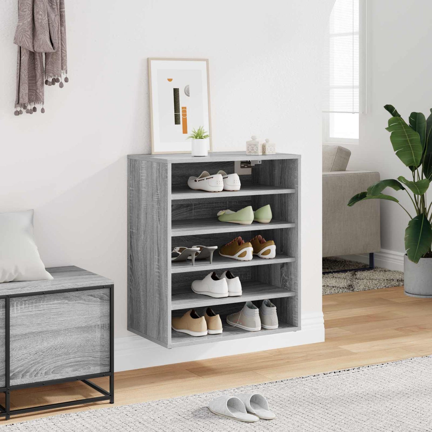 Shoe cabinets 60 x 35 x 70 cm Grey Sonoma