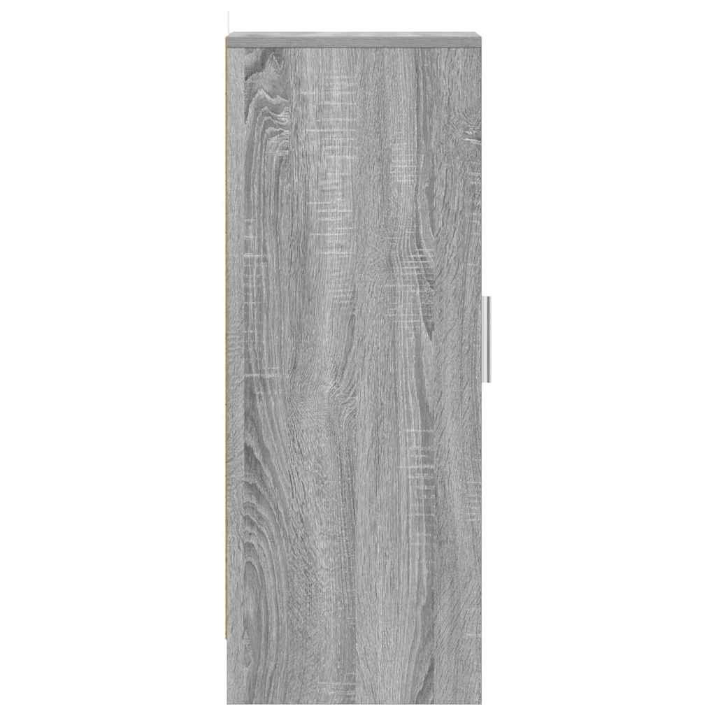 Shoe Cabinet Grey Sonoma 32x35x92 cm Engineered Wood
