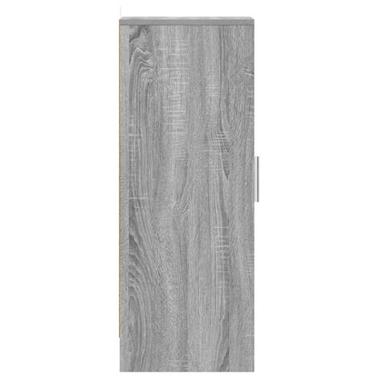 Shoe Cabinet Grey Sonoma 32x35x92 cm Engineered Wood