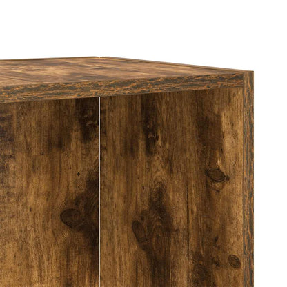 Side Table Smoked Oak 33x33x34,5 cm Engineered Wood