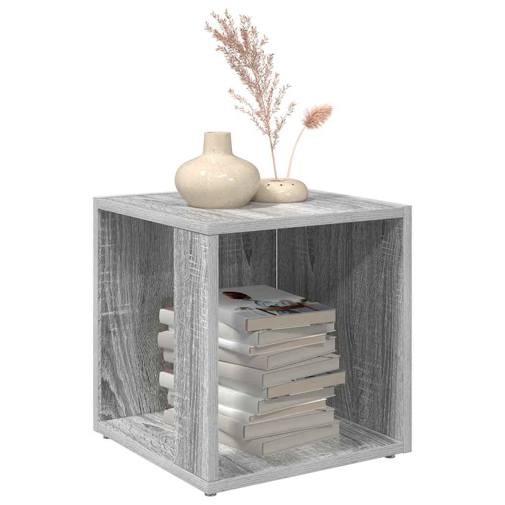Side Table Grey Sonoma 33x33x34.5 cm Engineered Wood