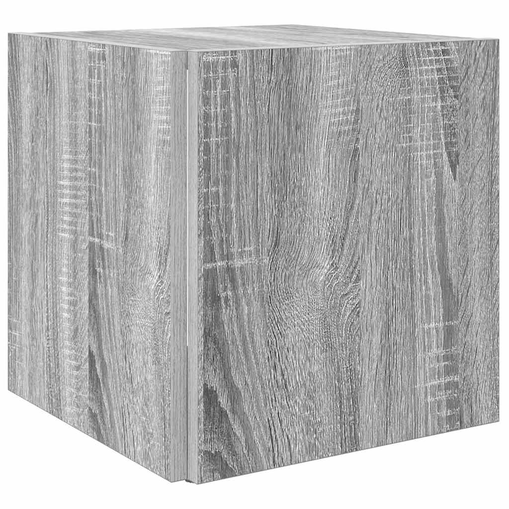 Side Table Grey Sonoma 33x33x34.5 cm Engineered Wood