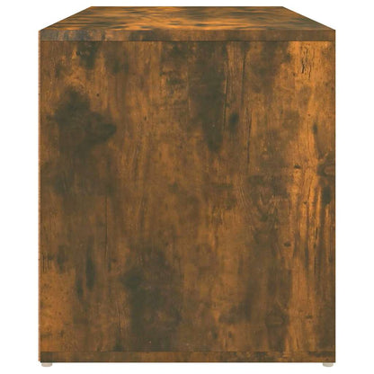 816047 vidaXL Hall Bench 80x40x45 cm Smoked Oak Engineered Wood