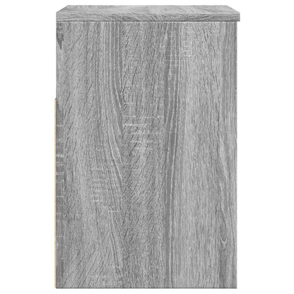 Shoe Bench Grey Sonoma 60x30x45 cm Engineered Wood