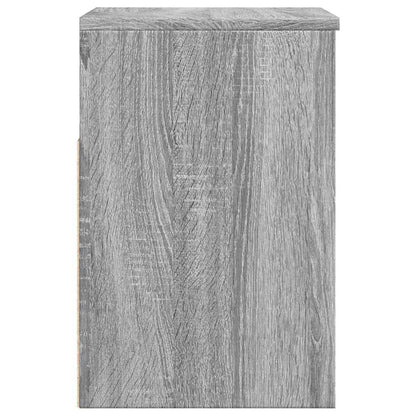 Shoe Bench Grey Sonoma 60x30x45 cm Engineered Wood