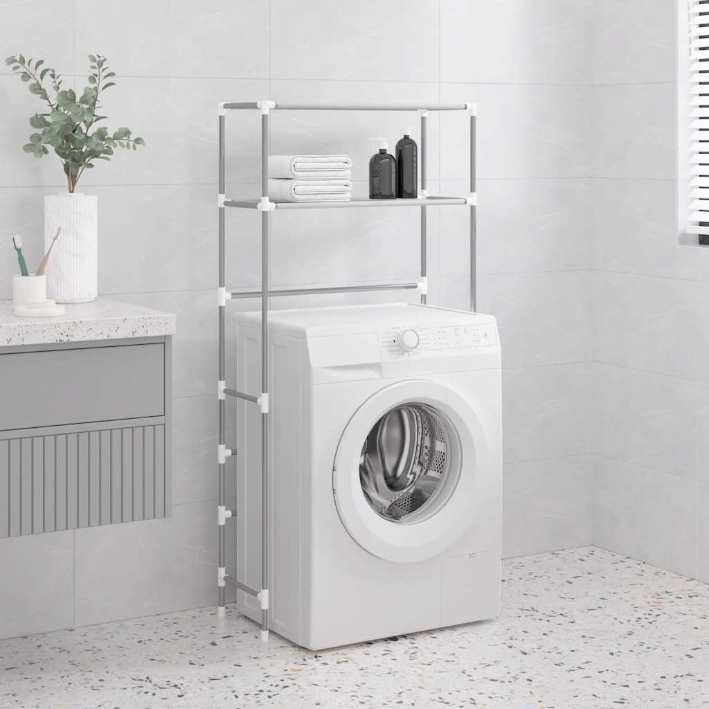 Storage Rack | Grey | Iron | 69 x 28 x 143 cm | Bathroom Storage Rack