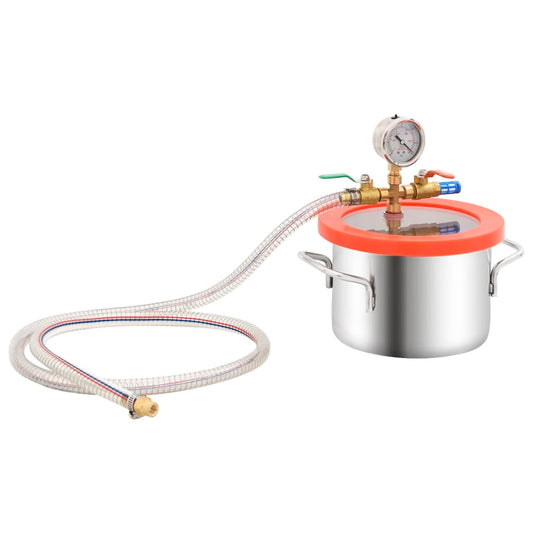 Vacuum Chamber Stainless Steel 3.7 L