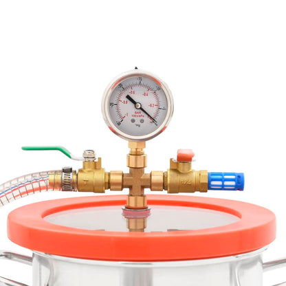 Vacuum Chamber Stainless Steel 5.5 L