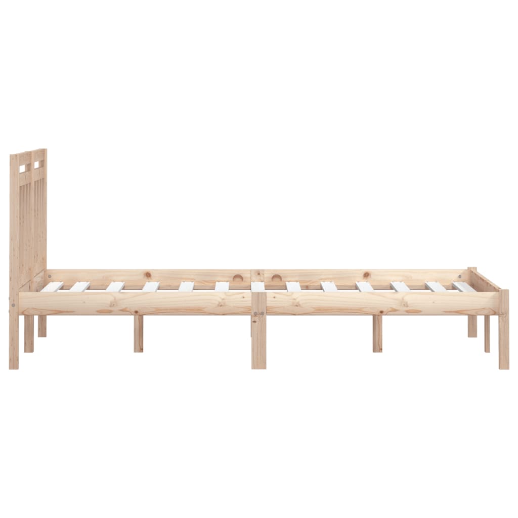 Bed Frame without Mattress Super King Solid Wood