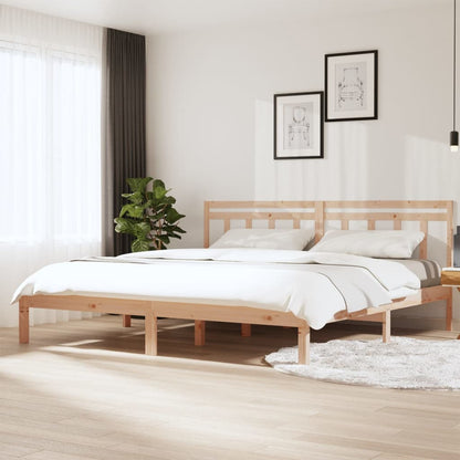 Bed Frame without Mattress Super King Solid Wood