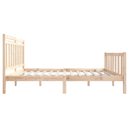 3100958 vidaXL Bed Frame without Mattress Solid Wood 140x200 cm (810082+814094)