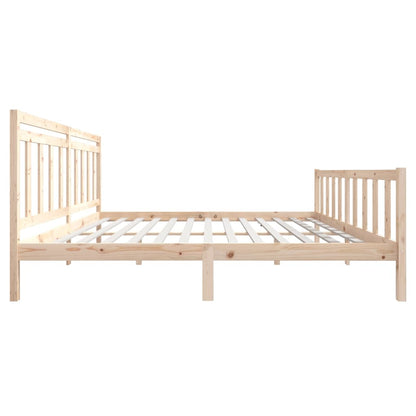 Bed Frame without Mattress Super King Solid Wood