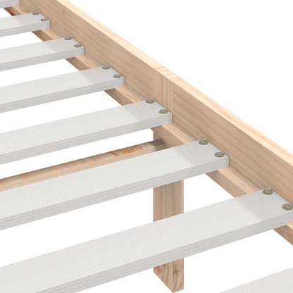 Bed Frame without Mattress 90x190 cm Single Single Solid Wood Pine