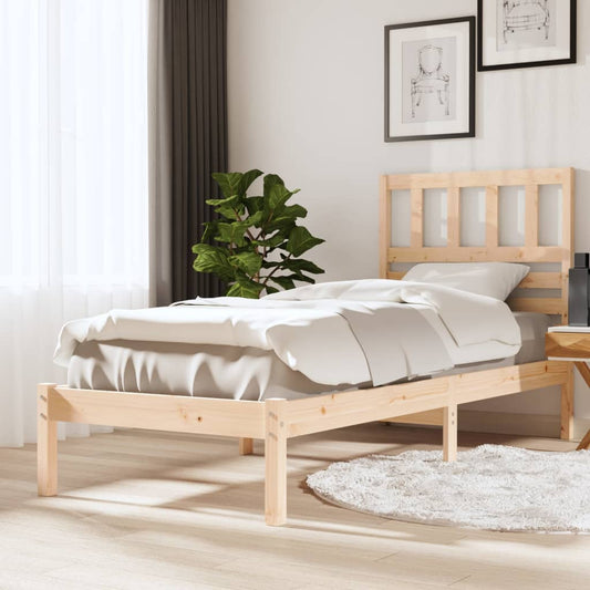 Bed Frame | Pine | Solid Pine Wood (untreated) | Single | Durable