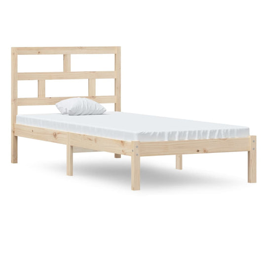 Bed Frame | Natural Pine | Solid Pine Wood | Single | Simplistic