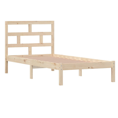 Bed Frame | Natural Pine | Solid Pine Wood | Single | Simplistic