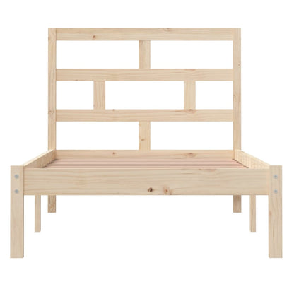 Bed Frame | Natural Pine | Solid Pine Wood | Single | Simplistic