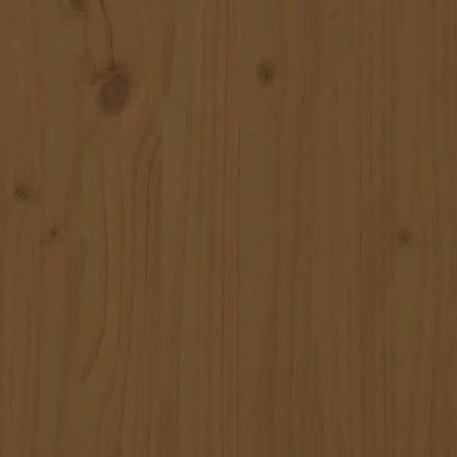 Bed Frame | Honey brown | Solid Pine Wood | 200x200 cm | Bed Frame