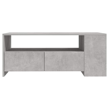 Coffee Table Concrete Grey 102x55x42 cm Engineered Wood