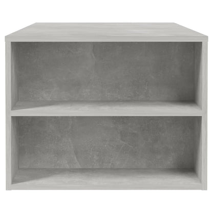 Coffee Table Concrete Grey 102x55x42 cm Engineered Wood