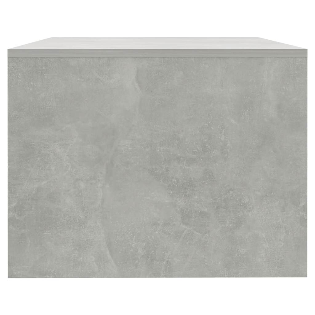 Coffee Table Concrete Grey 102x55x42 cm Engineered Wood
