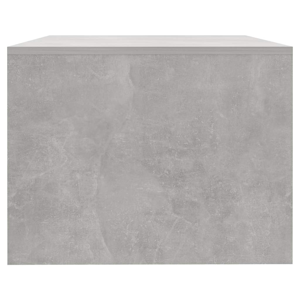 Coffee Table Concrete Grey 102x55x42 cm Engineered Wood