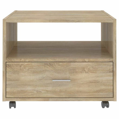 Coffee Table Sonoma Oak 55x55x40 cm Engineered Wood