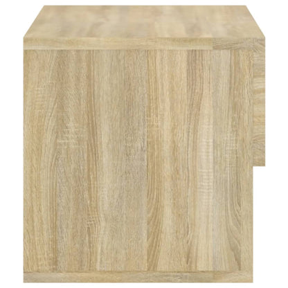 810960 vidaXL Wall-mounted Bedside Cabinets 2 pcs Sonoma Oak