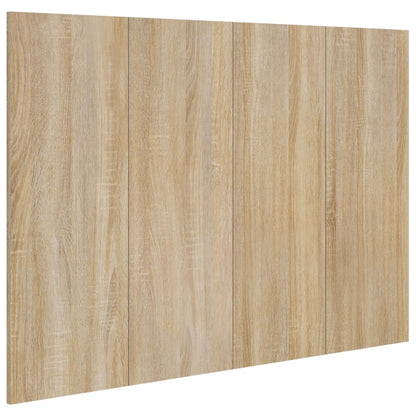 Bed Headboard Sonoma Oak 120x1.5x80 cm Engineered Wood