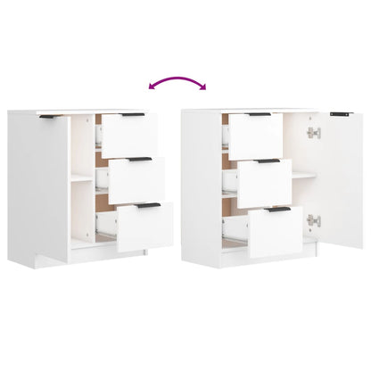Sideboard White Engineered Wood