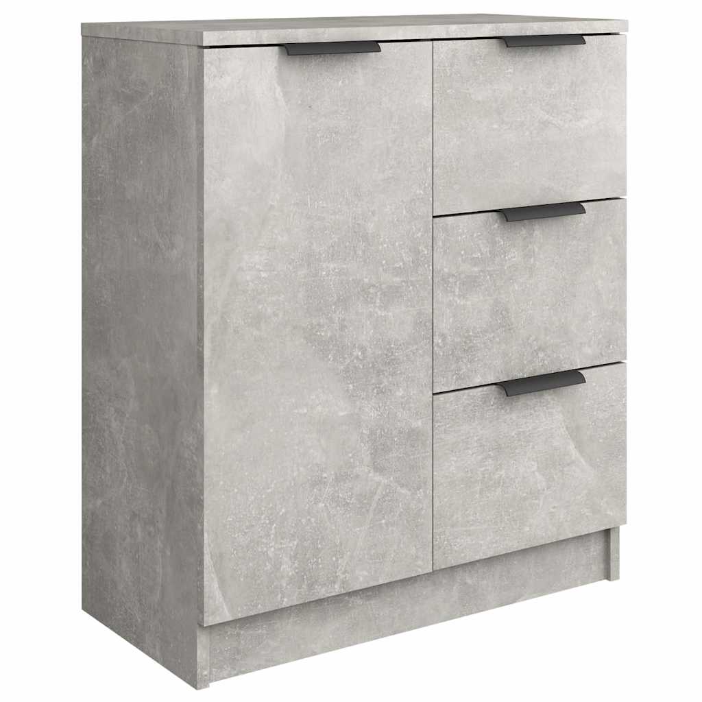 Sideboard Concrete Grey 60x30x70 cm Engineered Wood