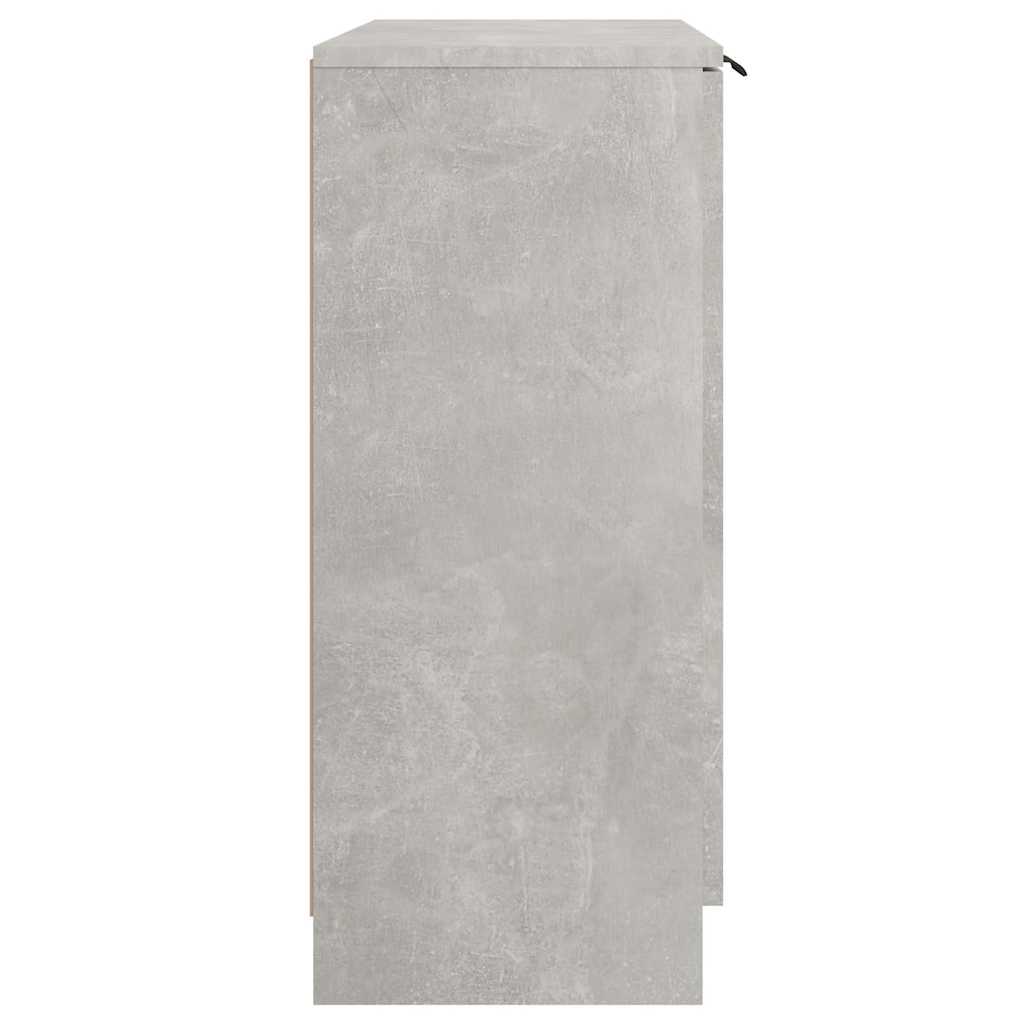 Sideboard Concrete Grey 60x30x70 cm Engineered Wood