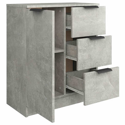 Sideboard Concrete Grey 60x30x70 cm Engineered Wood