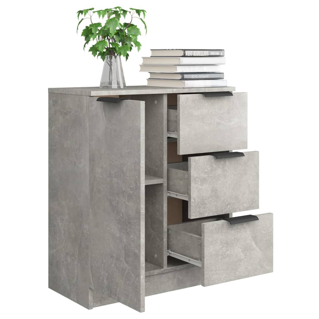 Sideboard Concrete Grey Engineered Wood