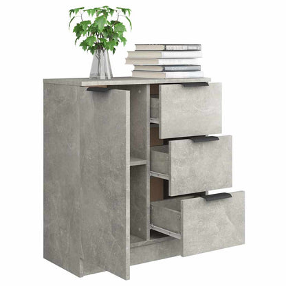 Sideboard Concrete Grey 60x30x70 cm Engineered Wood
