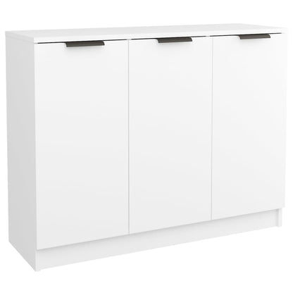 Sideboard White 90.5x30x70 cm Engineered Wood
