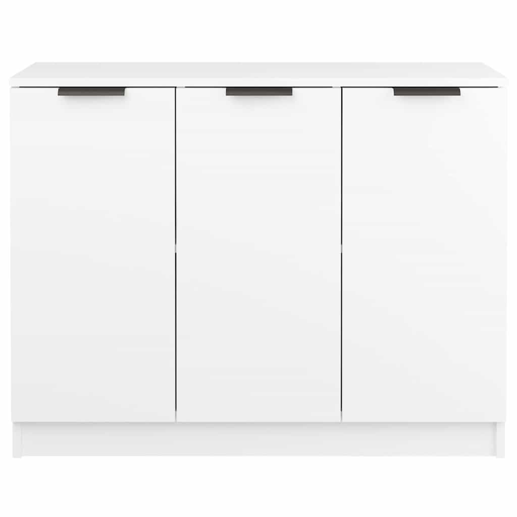 Sideboard White 90,5x30x70 cm Engineered Wood