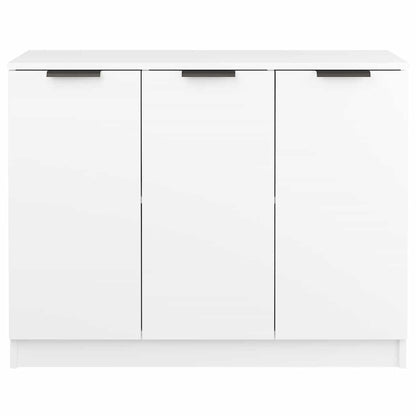 Sideboard White 90,5x30x70 cm Engineered Wood