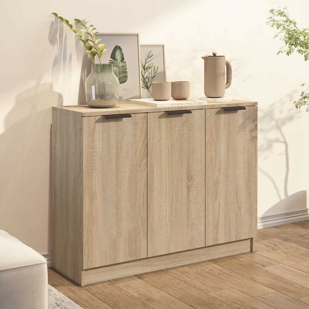 Sideboard Sonoma Oak 90,5x30x70 cm Engineered Wood