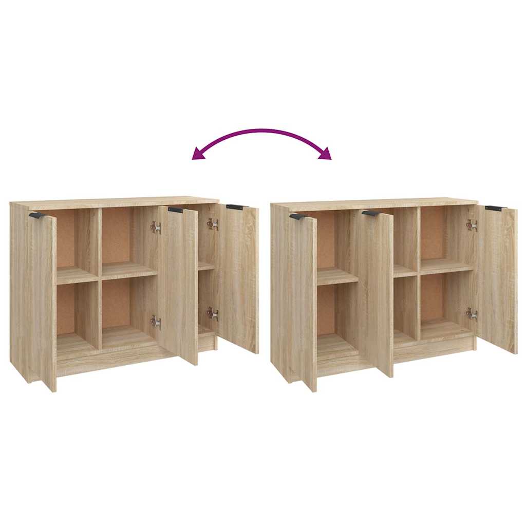 Sideboard Sonoma Oak 90,5x30x70 cm Engineered Wood