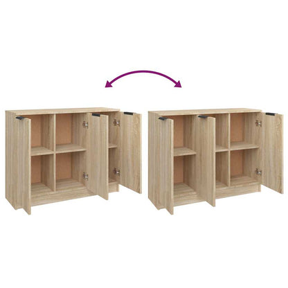 Sideboard Sonoma Oak 90,5x30x70 cm Engineered Wood
